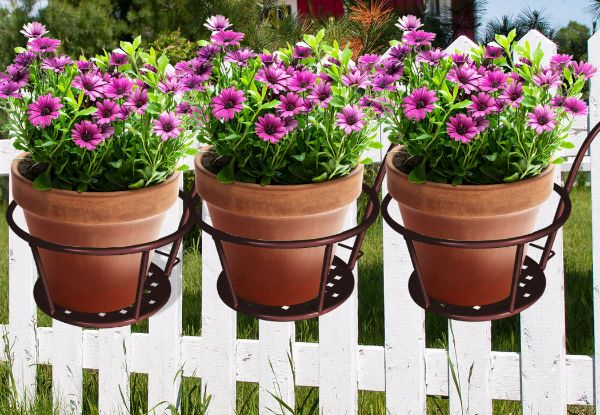 Levede Hanging Pot Plant Stand - Available in Two Colours & Two Options