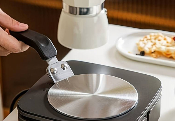 Stovetop 150ml Coffee Moka Pot with 13cm Induction Adapter Plate - Available in Three Colours