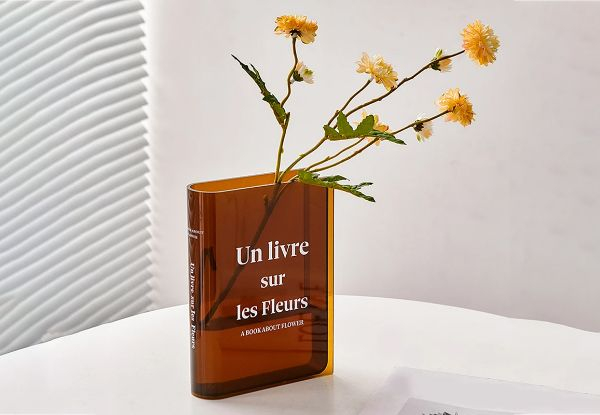 Book Vase - Available in Three Colours & Option for Two-Pack