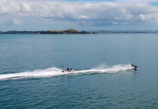 Experience a Morning of Fishing on the Gorgeous Hauraki Gulf on One of Jetshares Modern Fleet of Seadoo Jetskis - Option for Two People on One Jetski. Available in Auckland Level 3