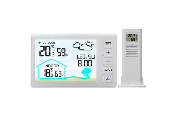 Digital Wireless Thermometer Hygrometer with LCD