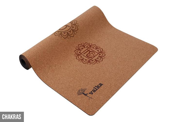 Natural Cork Yoga Mats - Four Styles Available