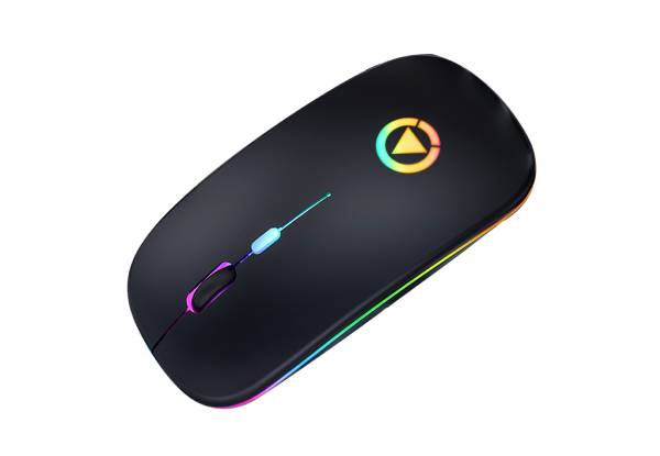 LED Colourful Rechargeable Wireless Computer Mouse - Four Colours Available