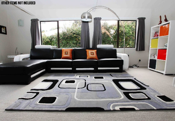 Modern Rug Range - Three Sizes & Two Colours Available