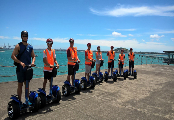 One-Hour Guided Segway Tour Around Auckland's Waterfront & Viaduct Harbour for One Person