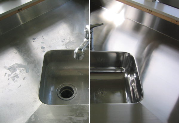 Professional Domestic Stainless Steel Restoration Package - Options for Kitchen Sink, Laundry Tub, & Bathroom Chrome Polishing