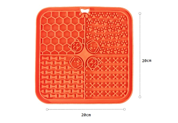Interactive Slow Feeder Pet Licking Mat - Four Colours Available