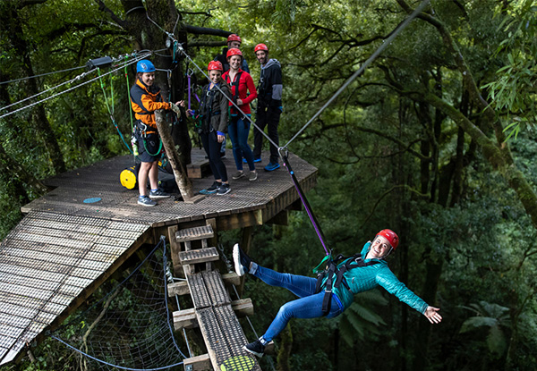 Original Three-Hour Canopy Tour for One Adult incl. Go Pro Footage - Options for 3.5-Hour Ultimate Canopy Tour & for a Child Pass