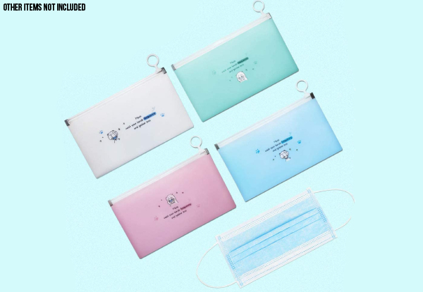 Four-Pack of Fashion Face Mask Bags