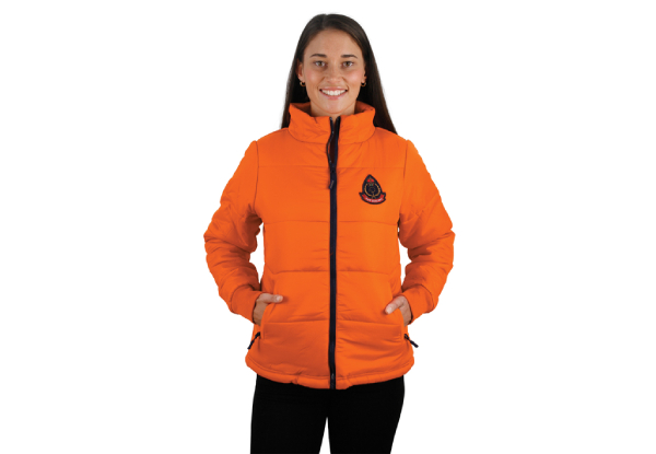 Women's Puffer Jacket - Two Colours & Five Sizes Available