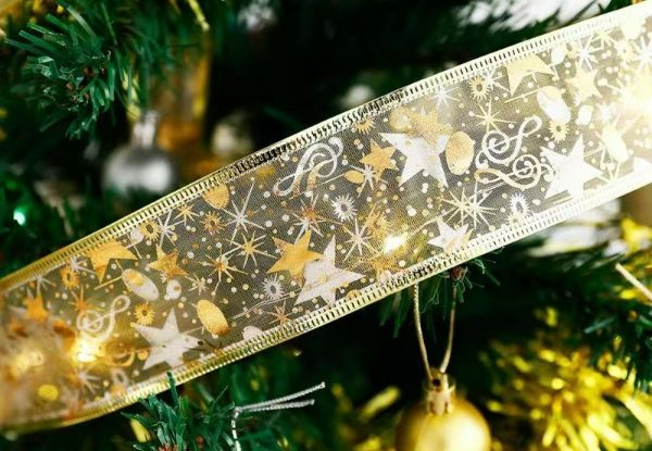 5M Double-Layer Christmas Ribbon LED Fairy Lights - Available in Three Colours & Two Options