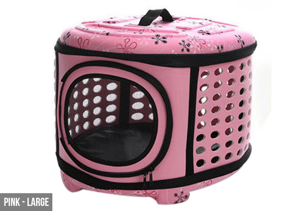 Travel Pet Carrier - Three Colours & Two Sizes Available