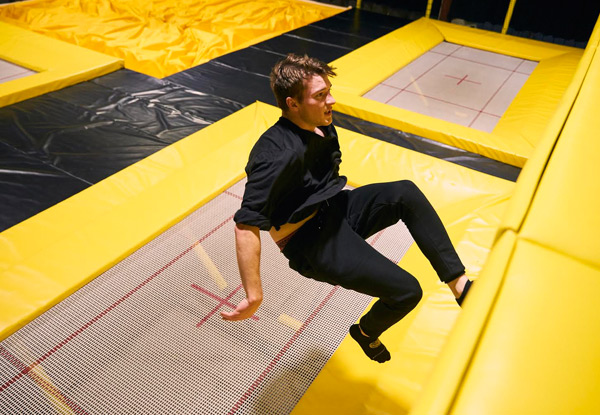 $16 for a 60-Minute Indoor Tramp Park Session for Two People or $32 for Four People – Two Auckland Locations (value up to $64)