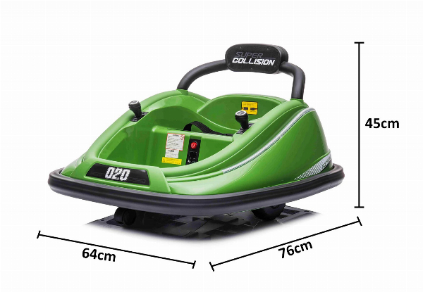 Kids Ride-On Bumper Car - Four Colours Available