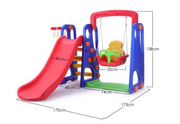 Children Swing & Slide Activity Center