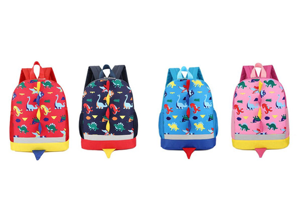 Dinosaur Kids Schoolbag - Four Options Available with Free Delivery