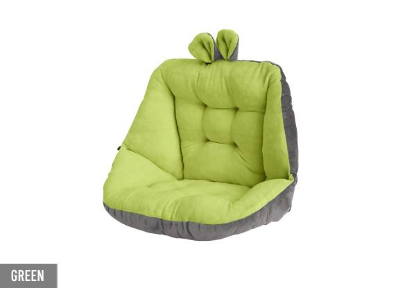 Chair Cushion with Backrest - Available in Five Colours & Two Sizes