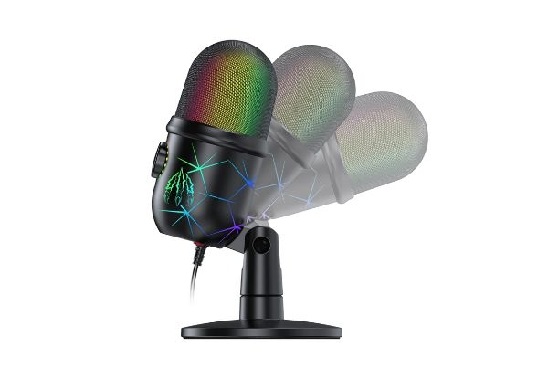 USB Gaming Microphone with RGB - Option for Two-Pack