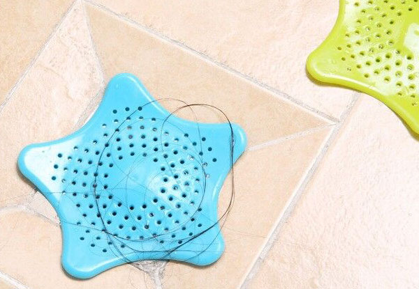 Two-Pack Star Shaped Drain Hair Catcher