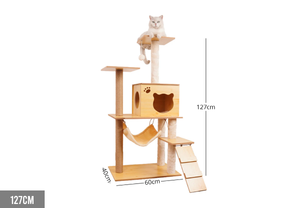 Wooden Cat Tree - Four Sizes Available