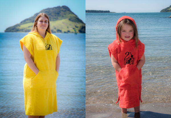 Unisex Poncho Towel - Seven Sizes & Two Colours Available
