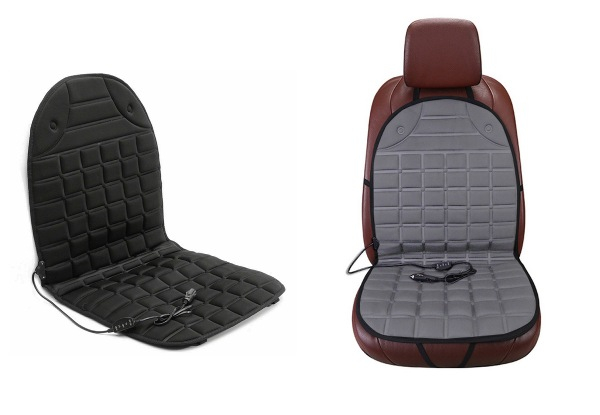 Heated Car Cushion Cover - Two Colours Available & Option for Two-Pack