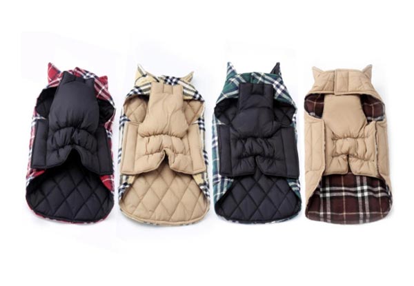 Dog Padded Reversible Jacket - Four Colours & Six Sizes Available with Free Delivery