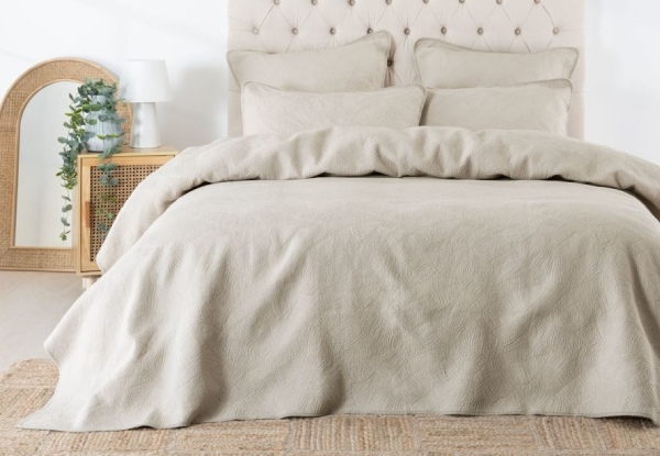 Manon Coverlet Set - Available in Two Sizes & Option for European Pillowcase