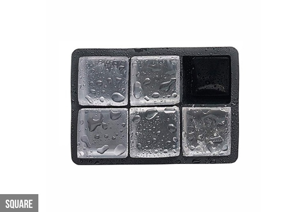 Two-Pack Silicone Ice Cube Mould Range - Three Styles Available