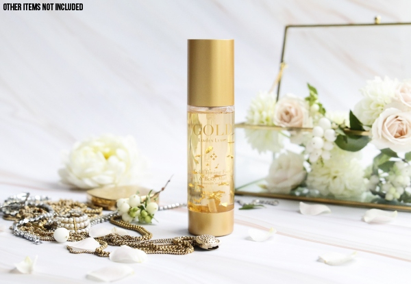 Linden Leaves Gold Range - Options for Face & Body Mist or Shimmer Mousse