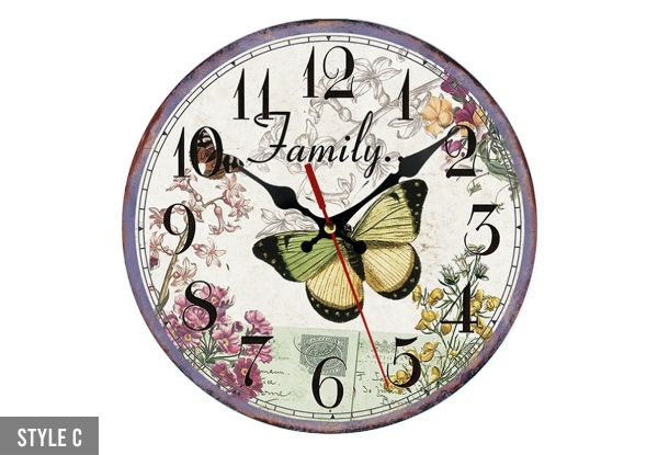 Creative Wooden Clock - Six Styles Available