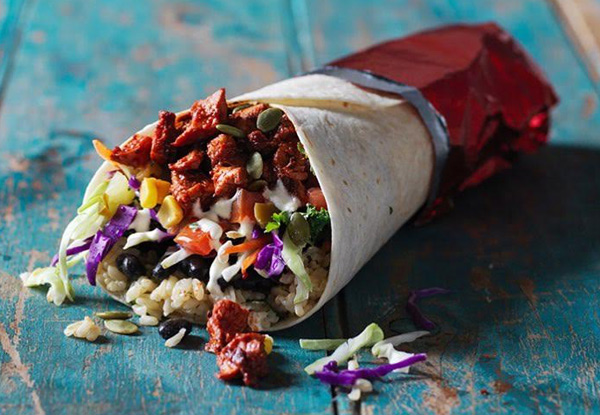 One Burrito, Naked Burrito or Taco - Option for Two Meals or to incl. Baja Fries & Drink