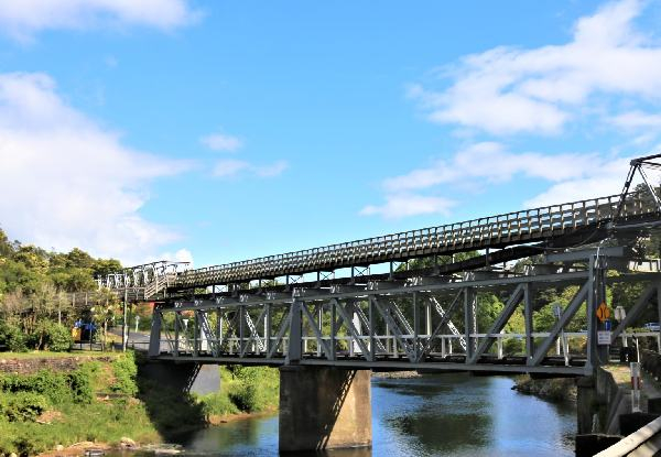 The Hauraki Rail Trail Bike Package incl. Full Day E-Bike Hire, Pannier, Helmet & Shuttle for  For Two People