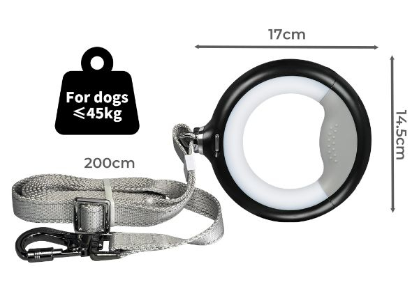 PaWz Extendable LED Dog Leash - Two Colours Available