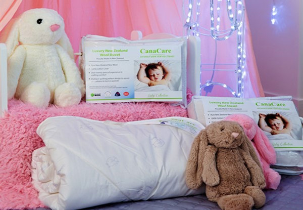 Kids Asthma Friendly Wool Duvet Inner - Three Sizes Available