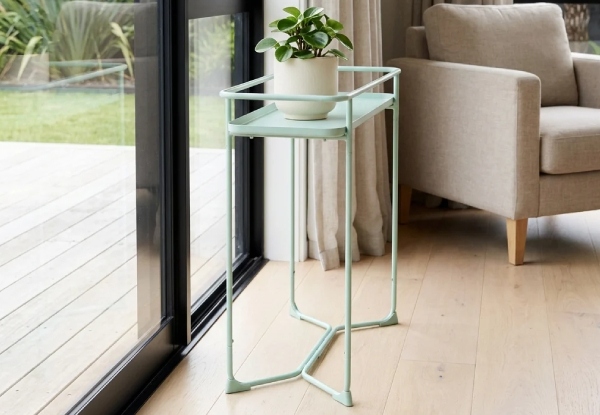 Modern Loft Side Table Flower Stand - Available in Two Shapes & Two Colours