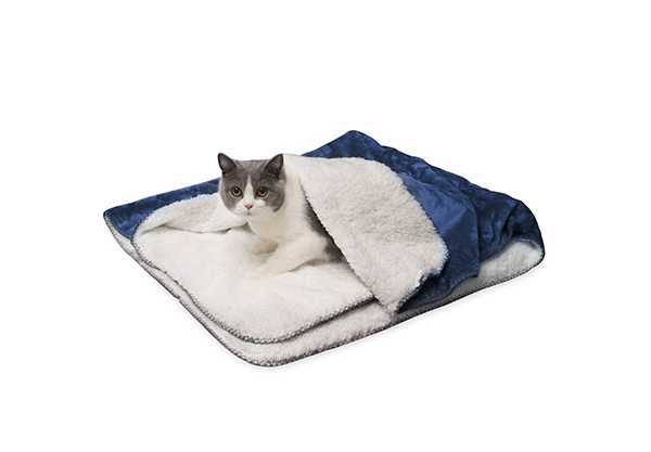 Plush Pet Blanket Bed - Four Colours Available