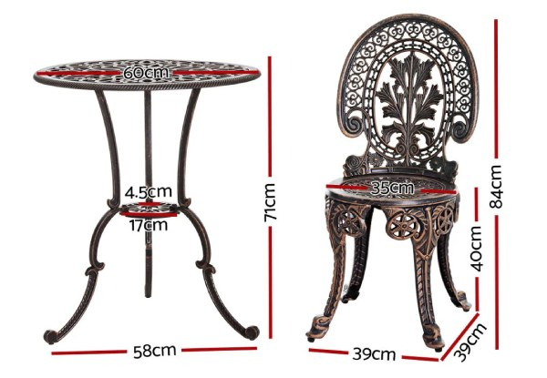 Krona Garden Bistro Set