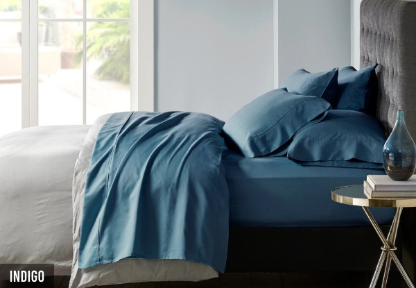 600TC Park Avenue Egyptian Cotton Sateen Sheet Set - Available in Four Colours & Two Sizes