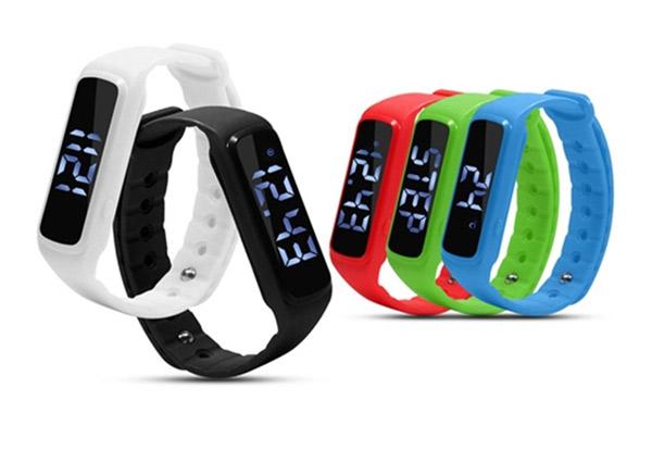 LED Kids' Fitness Tracker - Five Colours Available
