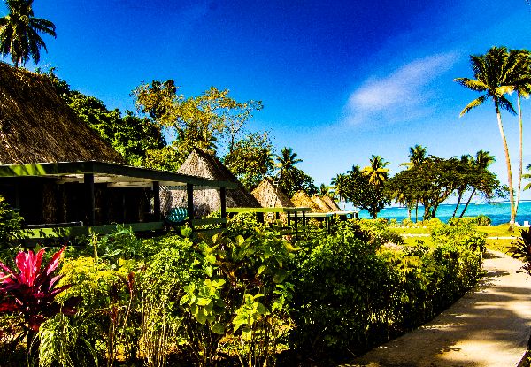 Per-Person, Twin-Share Five-Night Fijian Escape incl. Flights, Crusoe's Retreat Accommodation, Spa Treatment, Village Tour, Activities & More - Option for Seven-Night Available