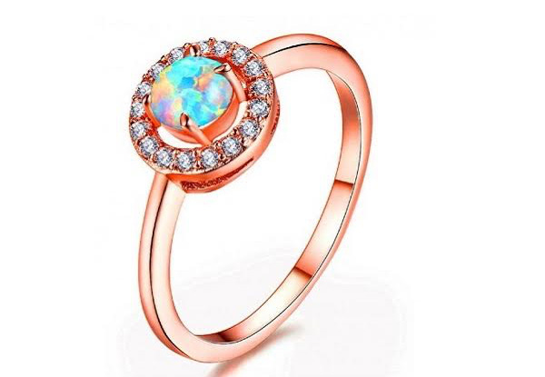 Opal Spiritual Energy Ring - Four Sizes Available
