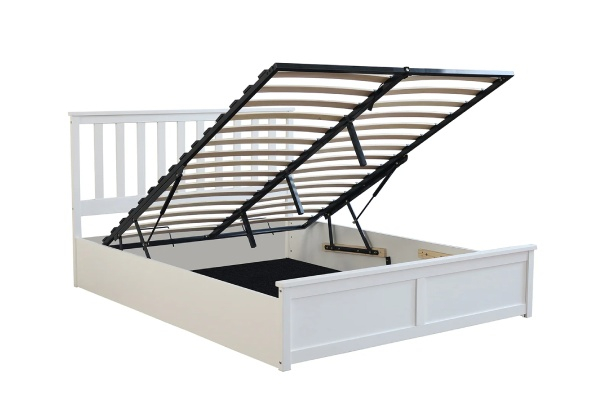 Atlantis Wooden Storage Bed Frame - Two Sizes Available