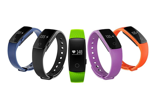 Fitness Tracker with Heart Rate Monitor Compatible with Android & iOS - Five Colours Available with Free Metro Delivery