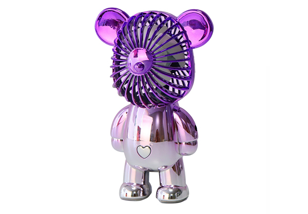 Rechargeable Gradient Bear Fan - Four Colours Available