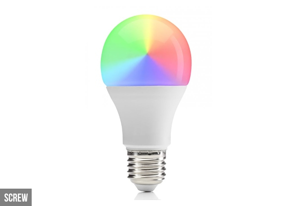 9W Smart Home™ Smart RGB Bulb - Two Options Available - Elsewhere Pricing $33