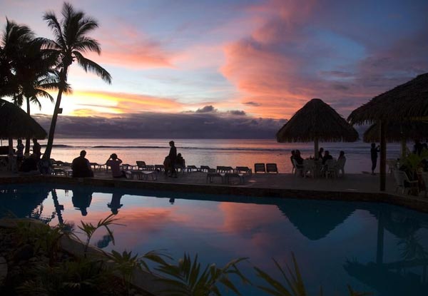 Per-Person Twin-Share for a Five-Night Rarotonga Package at Edgewater Resort & Spa, Rarotonga in a Beachfront Deluxe Suite incl. Wifi, Breakfast and $100 Food & Beverage Credit - Option to Bring Children