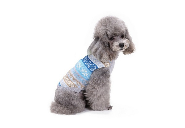 Pet Knitted Sweater - Two Colours & Six Sizes Available