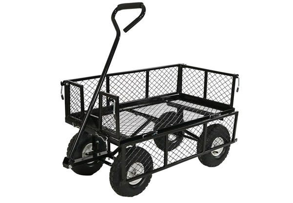 Steel Mesh Garden Trolley