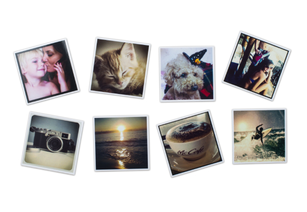 Eight Personalised Photo Magnets - Option for Set of Sixteen